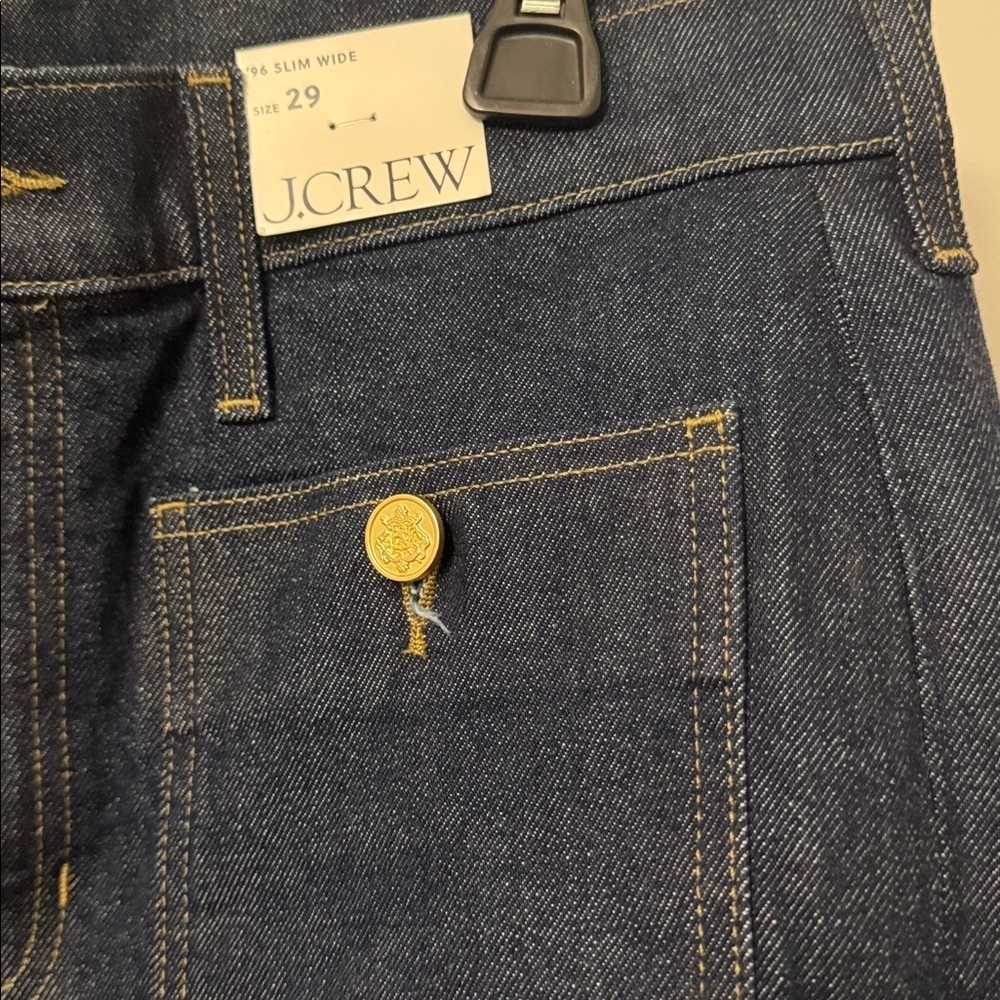 NWT J. Crew Slim-wide jean with sailor pockets 29 - Picture 6 of 9